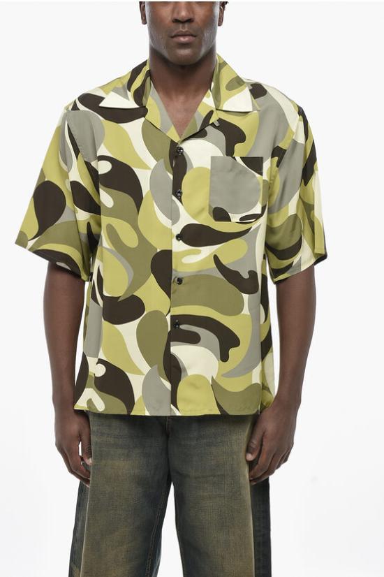  마르니 긴팔 셔츠 CUMU0213OU UTV880 CAV15 Green