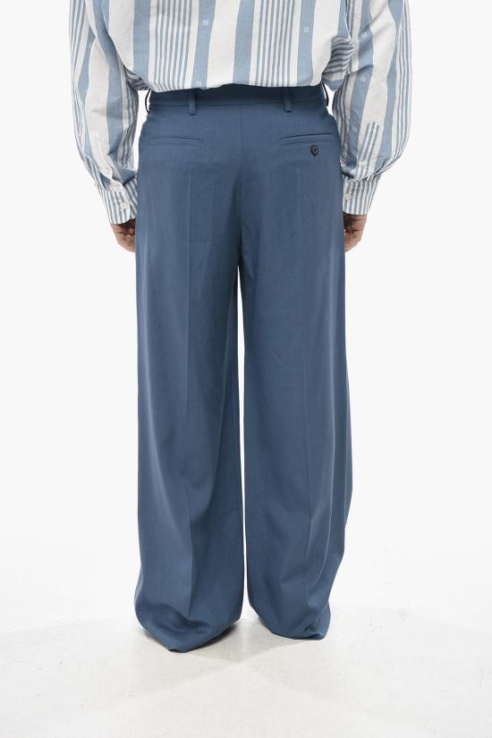  마르니 스트레이트 팬츠 PUMU0253SU UTWA20 00B37 Light blue - MARNI