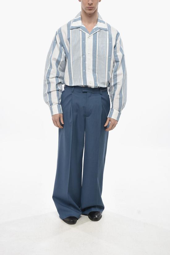  마르니 스트레이트 팬츠 PUMU0253SU UTWA20 00B37 Light blue - MARNI