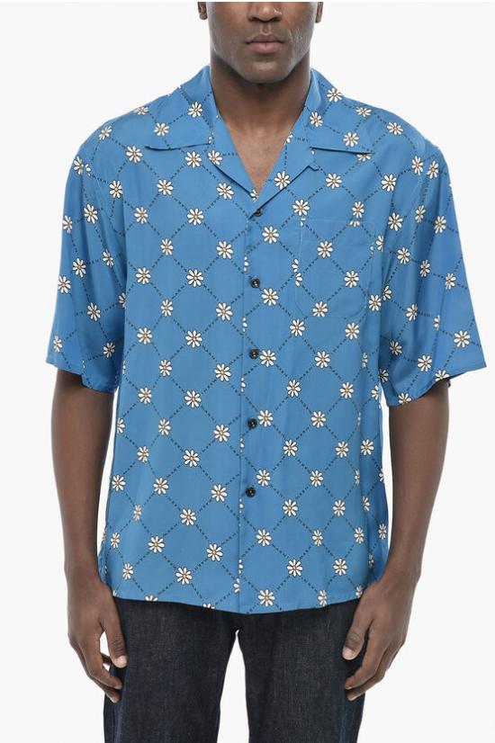  마르니 긴팔 셔츠 CUMU0213OU UTV894 MAB56 Light blue