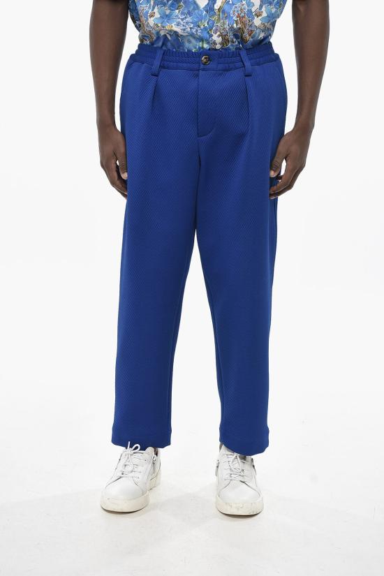  마르니 스트레이트 팬츠 PUMU0017OU TP579 00B59 Blue