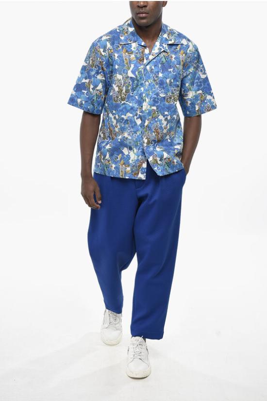  마르니 긴팔 셔츠 CUMU0213A5 UTC375 ABB44 Blue - MARNI