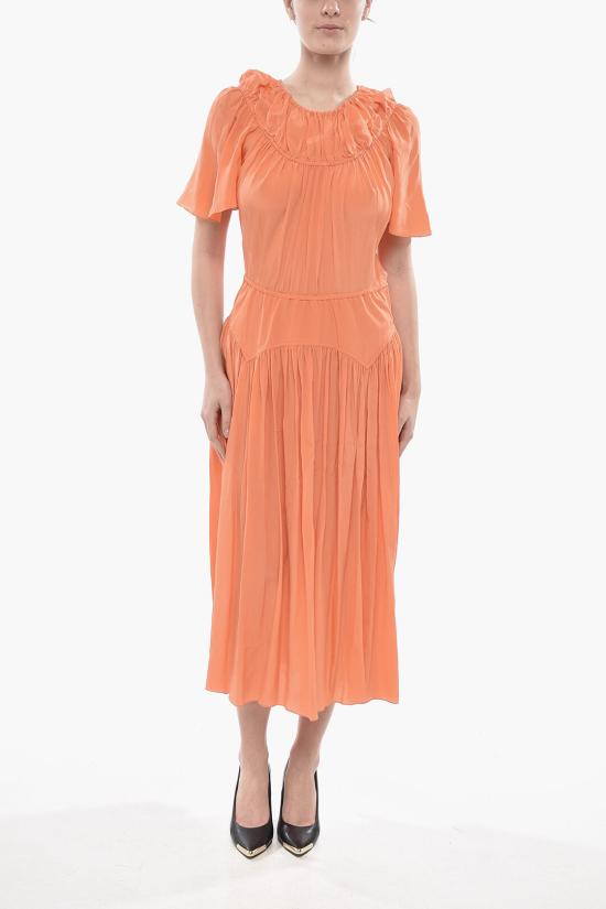  마르니 롱 원피스 ABMA0956A0 UTSF72 00R21 Orange