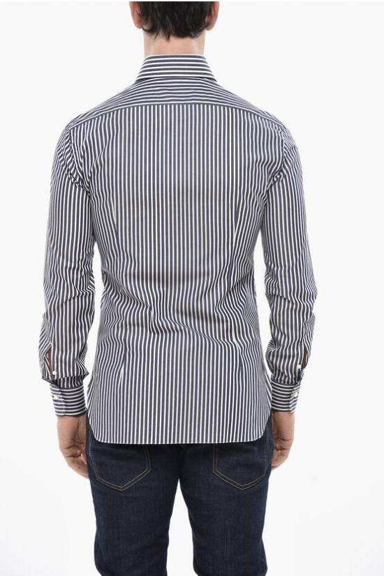  발바 긴팔 셔츠 I1U13P0130033U 0001 Blue - BARBA