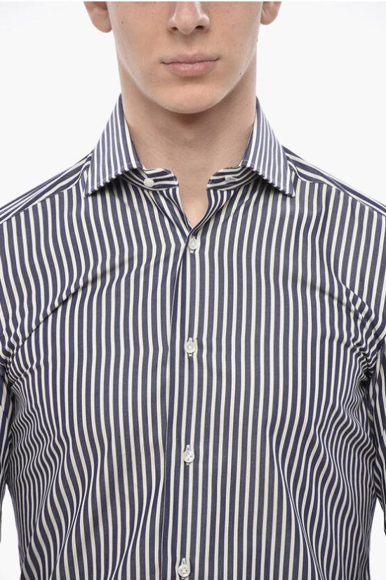  발바 긴팔 셔츠 I1U13P0130033U 0001 Blue - BARBA