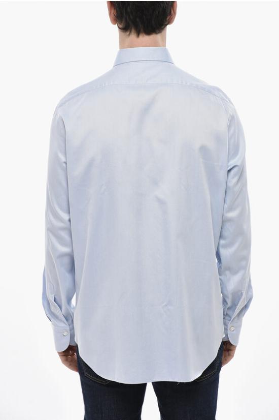  피나모레 긴팔 셔츠 C0421D MIL58 ZANTE 02 Blue - FINAMORE