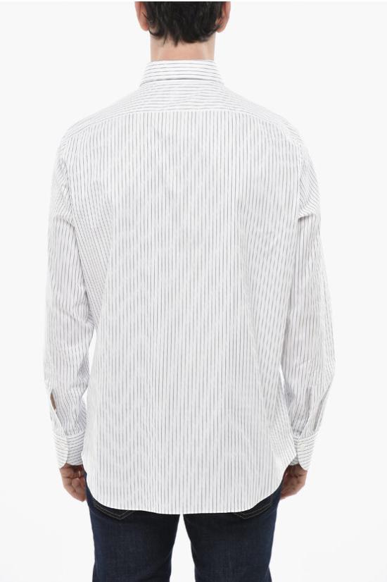  피나모레 긴팔 셔츠 C0275 MILANO ZANTE 01 White - FINAMORE