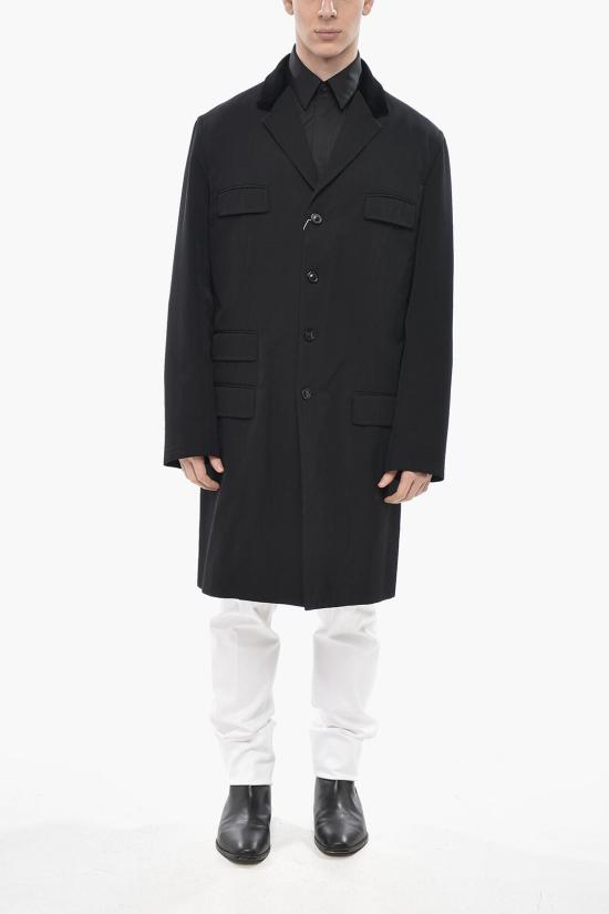  마르지엘라 코트 S67AA0053 M35089 900 Black - MAISON MARGIELA