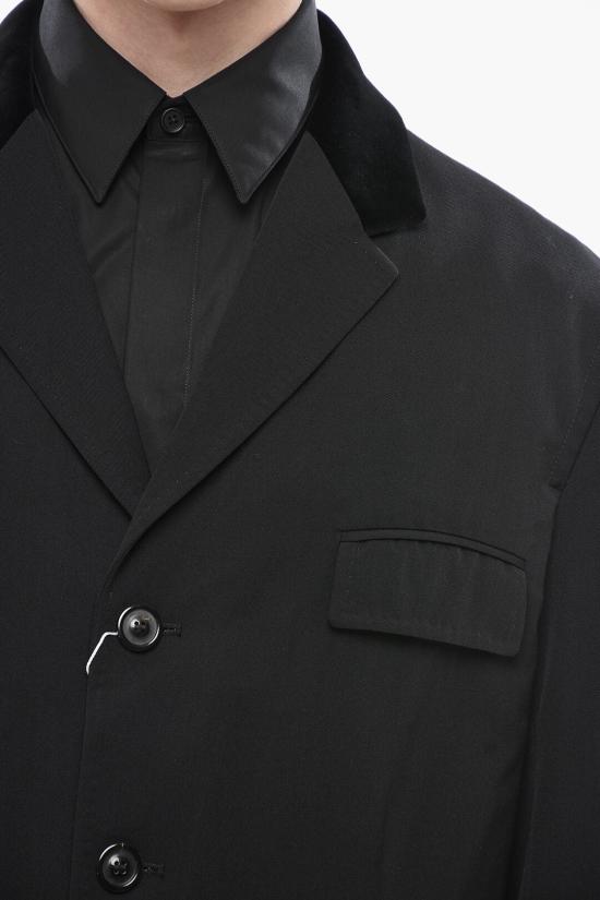  마르지엘라 코트 S67AA0053 M35089 900 Black - MAISON MARGIELA