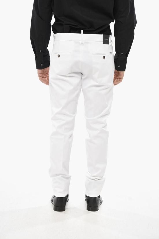  디스퀘어드2 치노 팬츠 S74KB0880 S39021 100 White - DSQUARED2