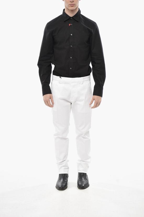  디스퀘어드2 치노 팬츠 S74KB0880 S39021 100 White - DSQUARED2