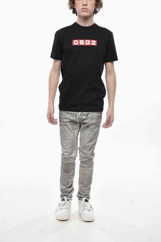  디스퀘어드2 반팔 티셔츠 S74GD1223 S23009 900 Black - DSQUARED2