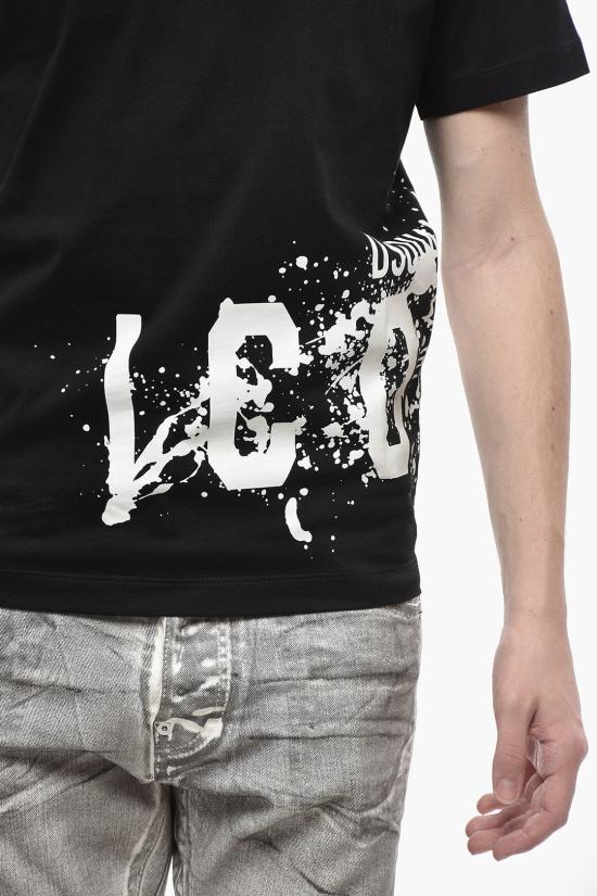  디스퀘어드2 반팔 티셔츠 S79GC0086 S23009 900 Black - DSQUARED2