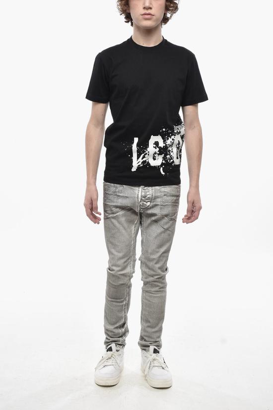  디스퀘어드2 반팔 티셔츠 S79GC0086 S23009 900 Black - DSQUARED2