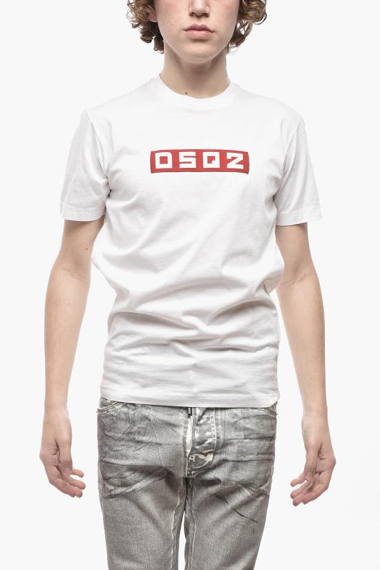  디스퀘어드2 반팔 티셔츠 S74GD1223 S23009 100 White