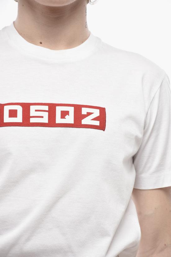  디스퀘어드2 반팔 티셔츠 S74GD1223 S23009 100 White - DSQUARED2