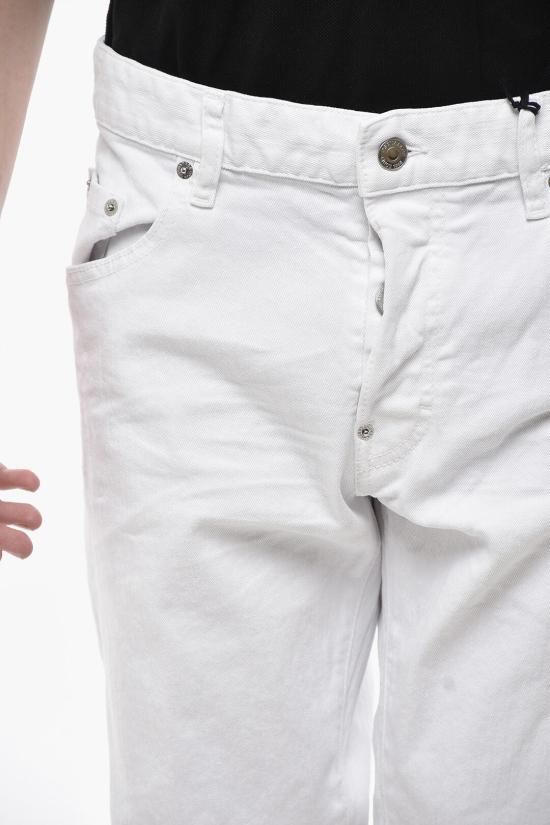  디스퀘어드2 스트레이트 팬츠 S74LB1491 S39781 100 White - DSQUARED2