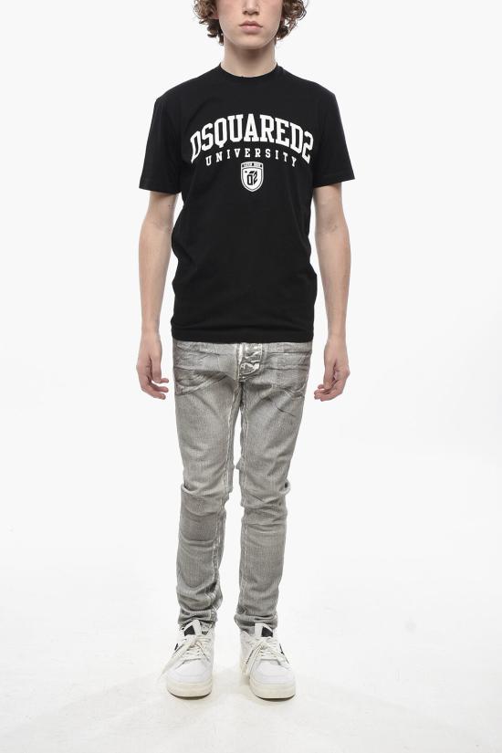  디스퀘어드2 반팔 티셔츠 S74GD1166 S23009 900 Black - DSQUARED2