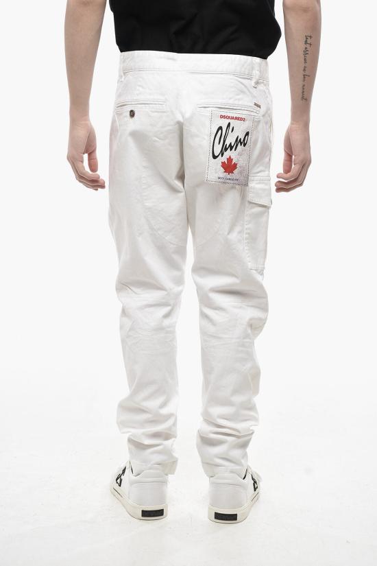  디스퀘어드2 치노 팬츠 S74KB0818 S39021 100 White - DSQUARED2