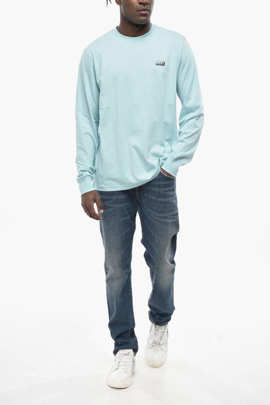  디젤 반팔 티셔츠 A15393 RPATI 89U Light blue - DIESEL