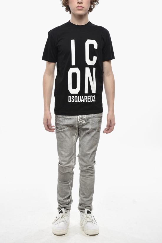  디스퀘어드2 반팔 티셔츠 S79GC0077 S23009 900 Black - DSQUARED2