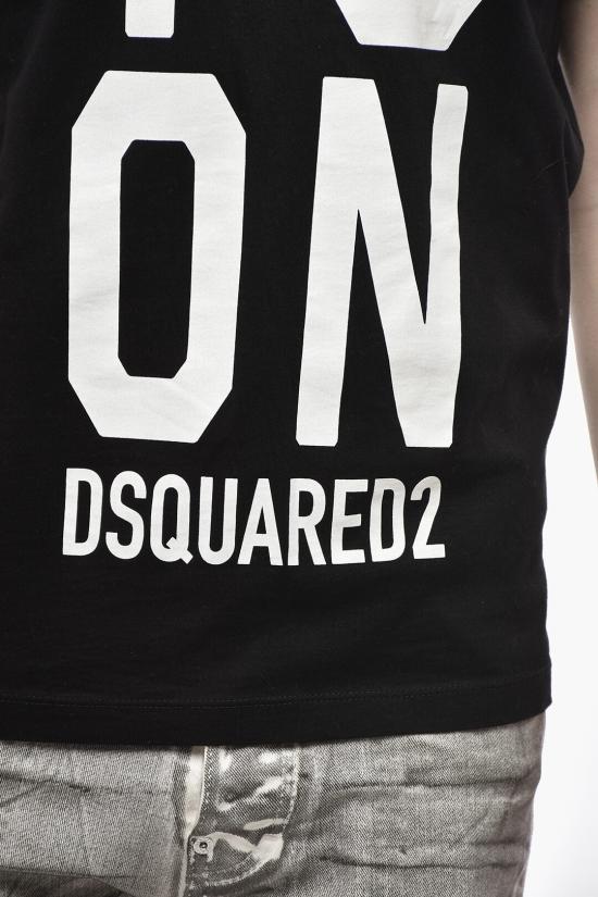  디스퀘어드2 반팔 티셔츠 S79GC0077 S23009 900 Black - DSQUARED2