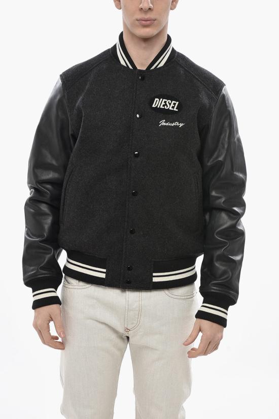  디젤 가죽 자켓 A16769 RPJAN 912 Nero Antracite