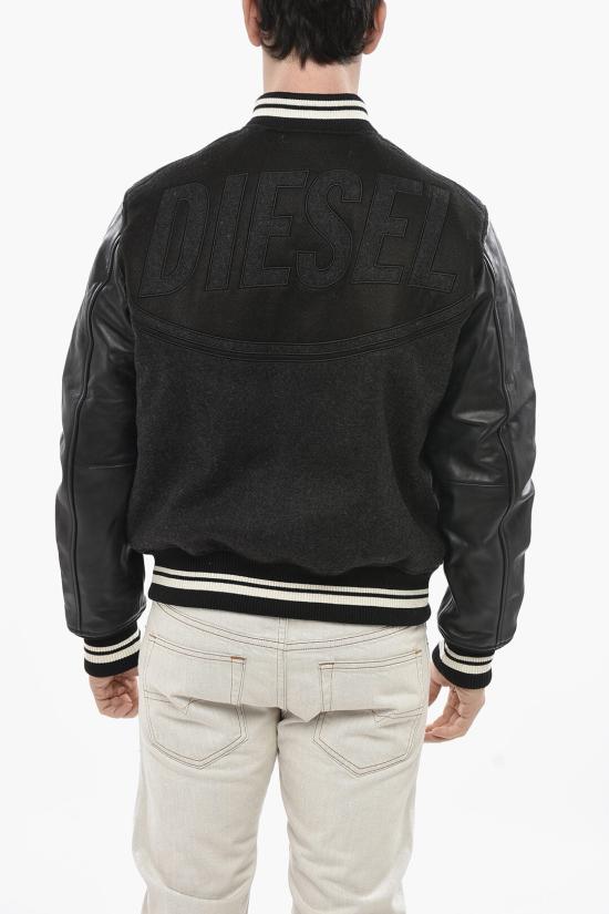  디젤 가죽 자켓 A16769 RPJAN 912 Nero Antracite - DIESEL