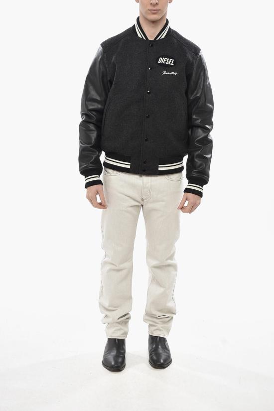  디젤 가죽 자켓 A16769 RPJAN 912 Nero Antracite - DIESEL