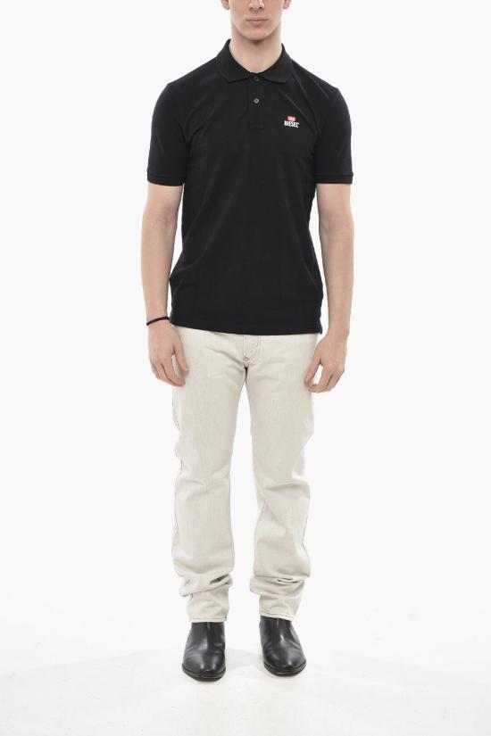  디젤 폴로 티셔츠 A12477 RBAWH 900 Black - DIESEL