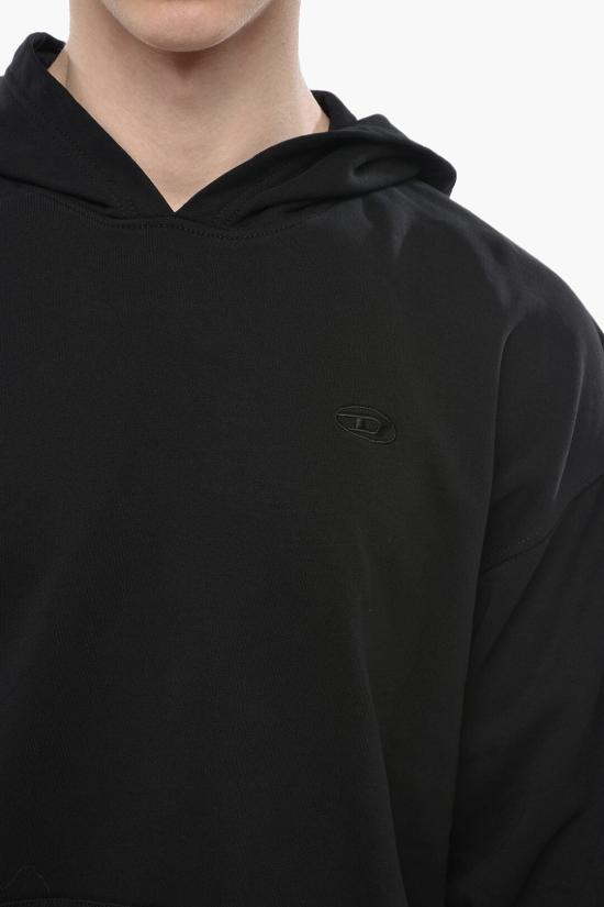  디젤 후드 티셔츠 A15259 0PJAX 9XX Black - DIESEL