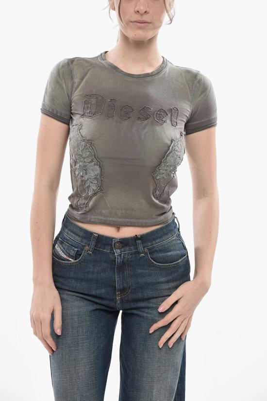  디젤 반팔 티셔츠 A14183 0HMAG 377A Gray