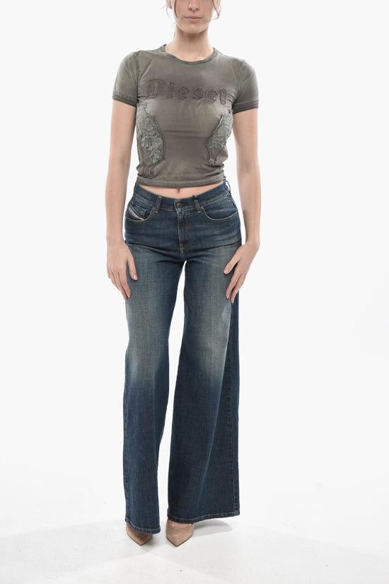  디젤 반팔 티셔츠 A14183 0HMAG 377A Gray - DIESEL