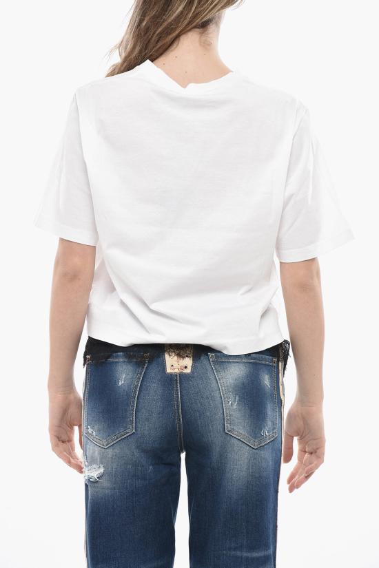  디스퀘어드2 반팔 티셔츠 S75GD0364 S23009 100 White - DSQUARED2