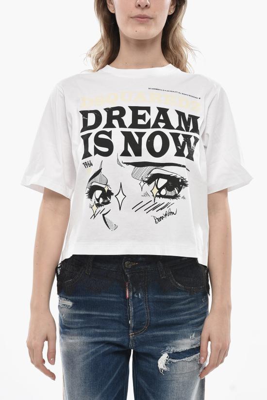  디스퀘어드2 반팔 티셔츠 S75GD0364 S23009 100 White
