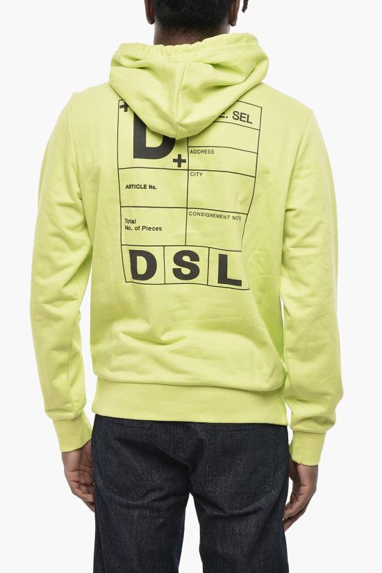  디젤 후드 티셔츠 A11556 0HAYT 5AS Yellow - DIESEL