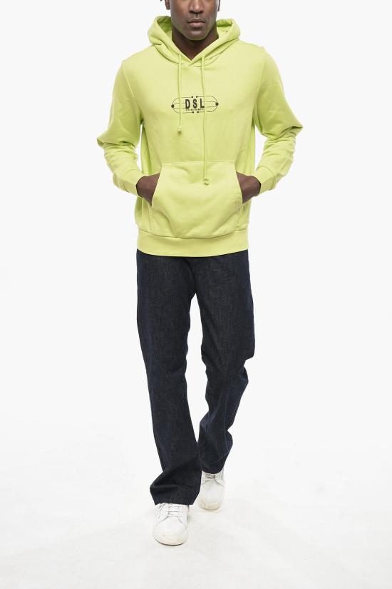 디젤 후드 티셔츠 A11556 0HAYT 5AS Yellow - DIESEL