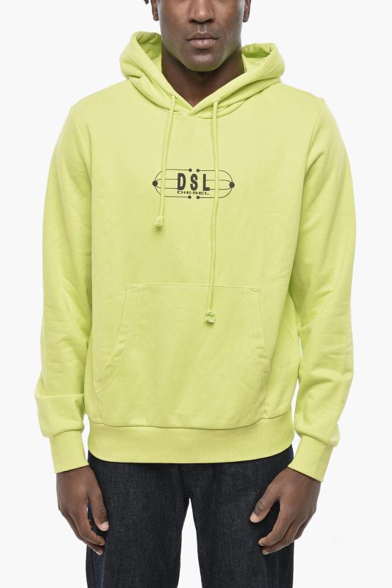  디젤 후드 티셔츠 A11556 0HAYT 5AS Yellow