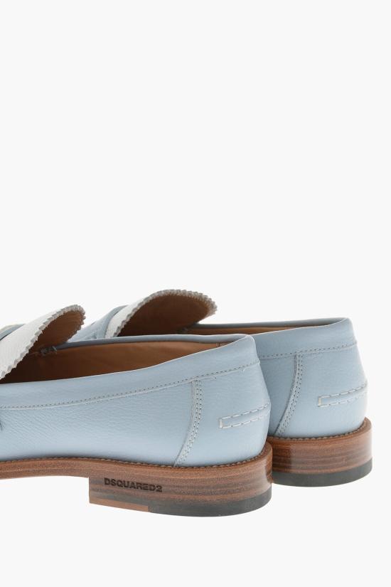  디스퀘어드2 로퍼 LOM0034 25102624 M2924 Azzurro Bianco - DSQUARED2