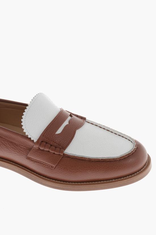  디스퀘어드2 로퍼 LOM0034 25102624 M2925 Bianco Marrone - DSQUARED2