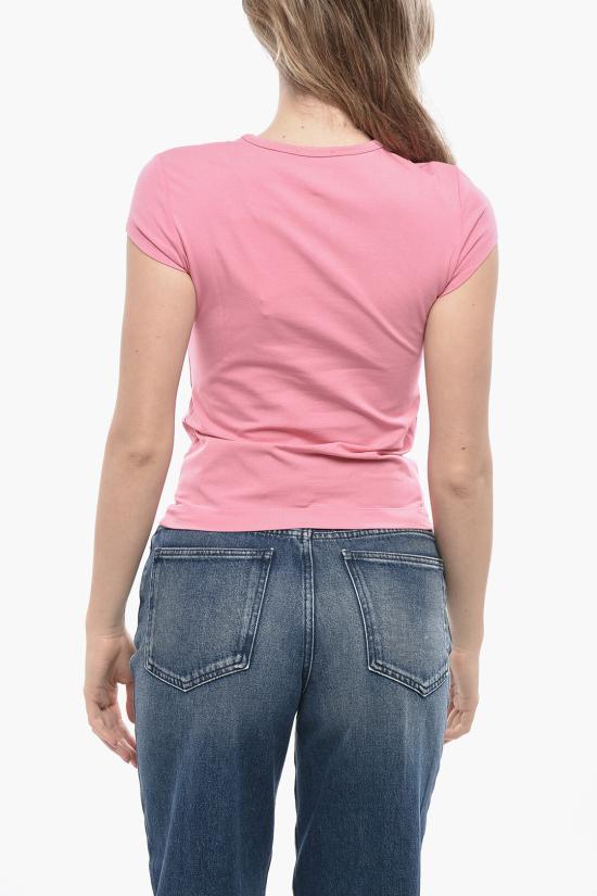  디젤 반팔 티셔츠 A06268 0AFAA 3CT Pink - DIESEL