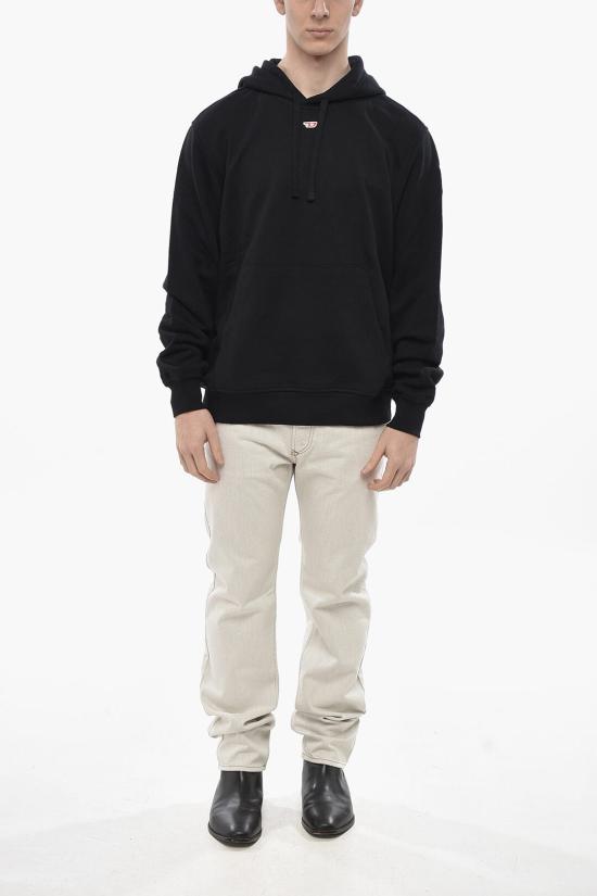  디젤 후드 티셔츠 A04073 0BAWT 9XX Black - DIESEL