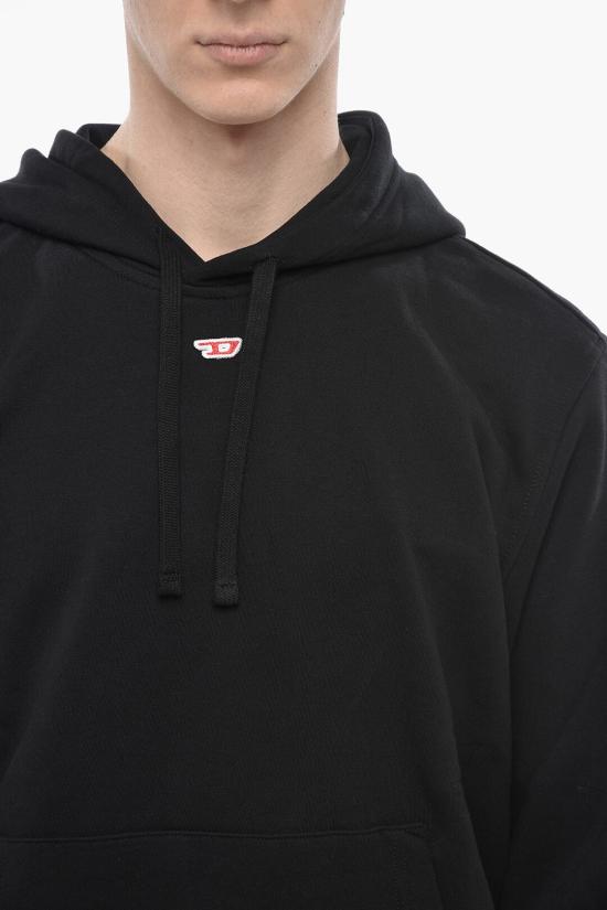  디젤 후드 티셔츠 A04073 0BAWT 9XX Black - DIESEL