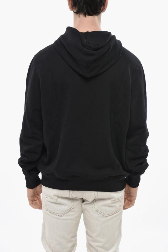  디젤 후드 티셔츠 A04073 0BAWT 9XX Black - DIESEL