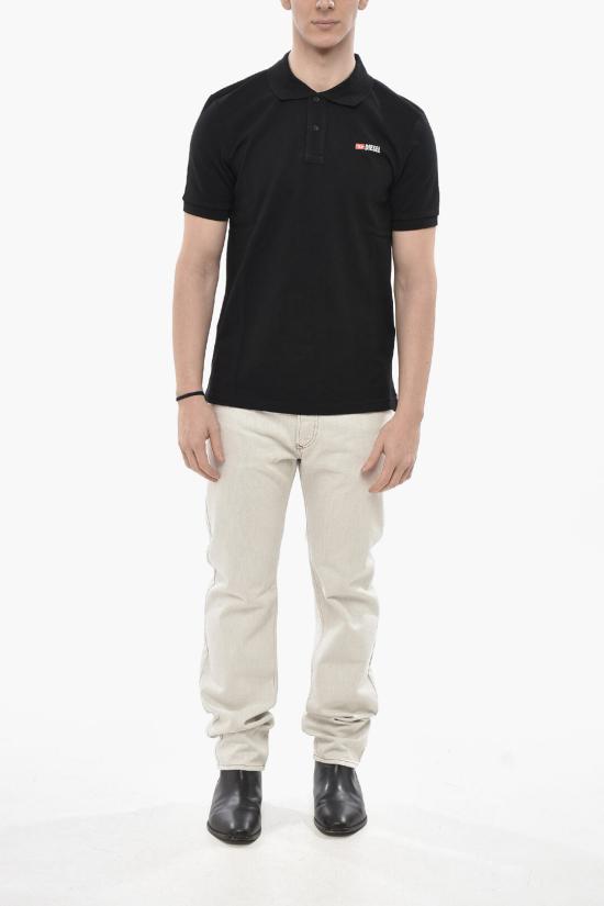  디젤 폴로 티셔츠 A04087 0MXZA 9XX Black - DIESEL