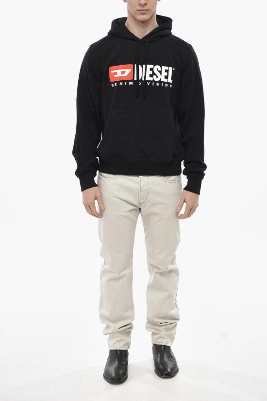 디젤 후드 티셔츠 A03757 0BAWT 9XX Black - DIESEL