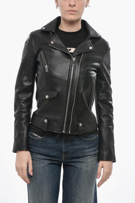  디젤 가죽 자켓 00SLT5 RIMAA 900 Black