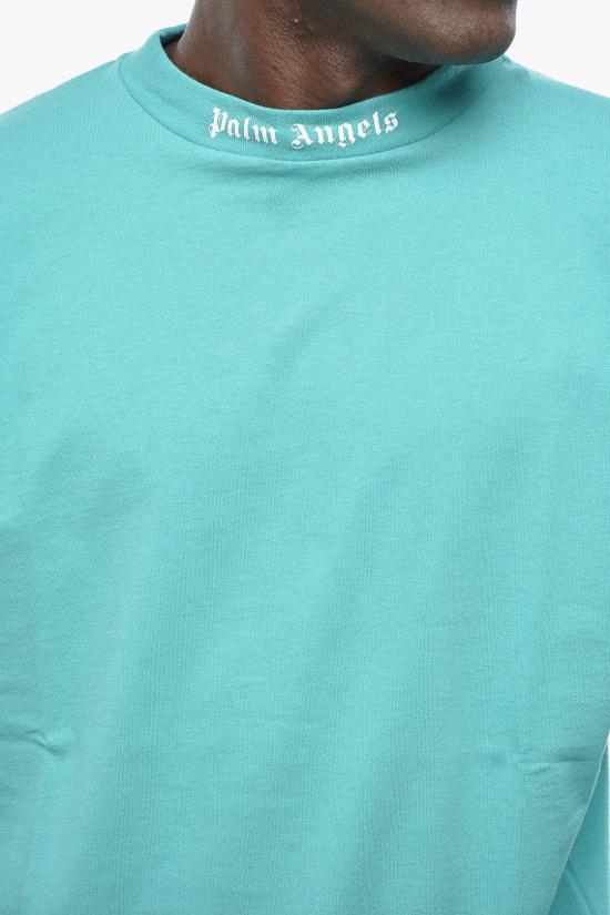  팜앤젤스 긴팔 티셔츠 PMAB001C99JER0044301 Light blue - PALM ANGELS