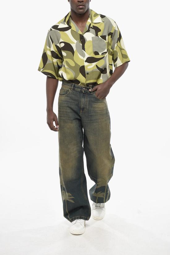  팜앤젤스 데님 팬츠 PMYA049S25DEN0016009 Blue - PALM ANGELS