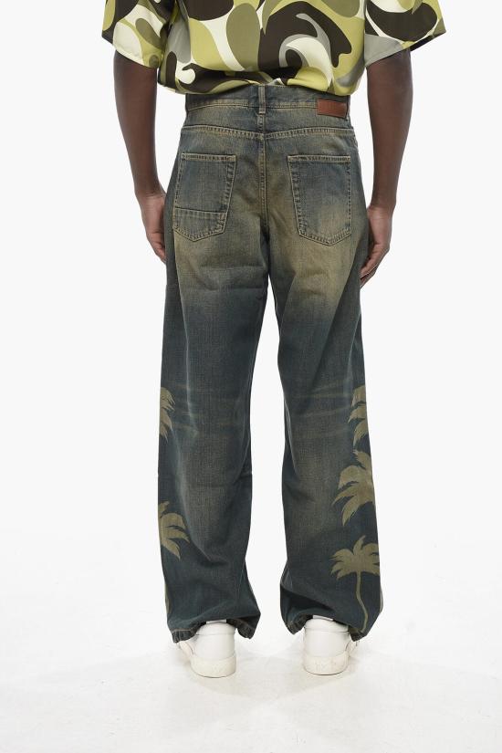  팜앤젤스 데님 팬츠 PMYA049S25DEN0016009 Blue - PALM ANGELS